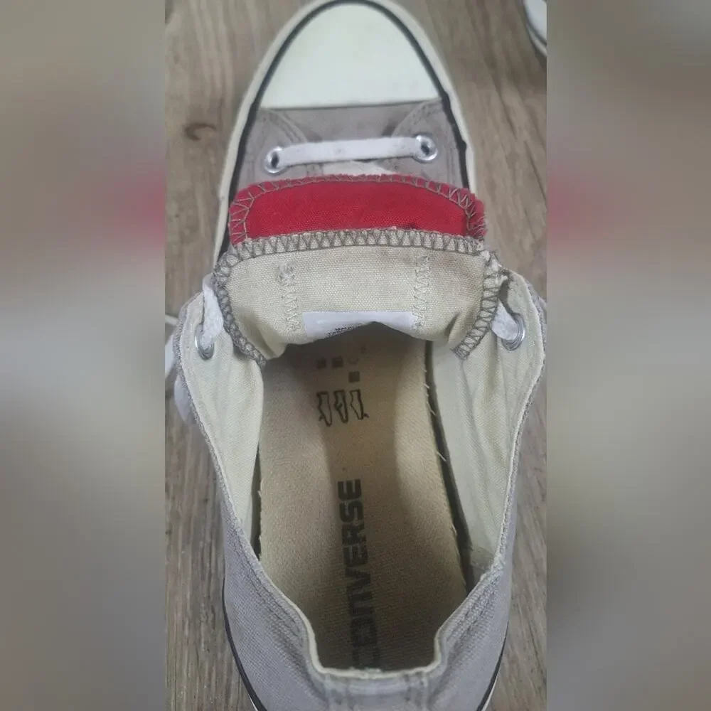 Converse Chuck Taylor All Star Shoreline Slip Gray Canvas Sneakers Women’s Sz9